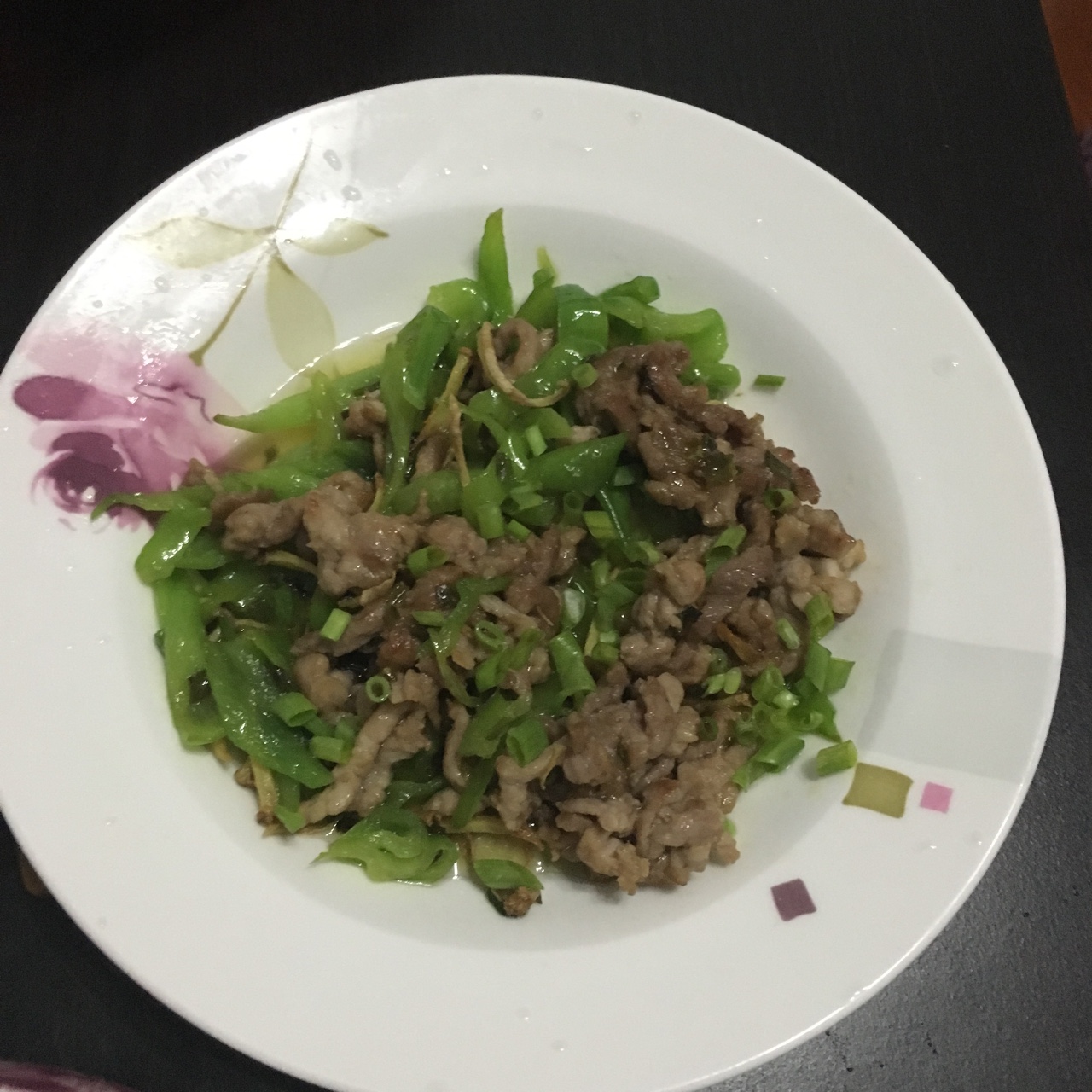 青椒炒肉丝