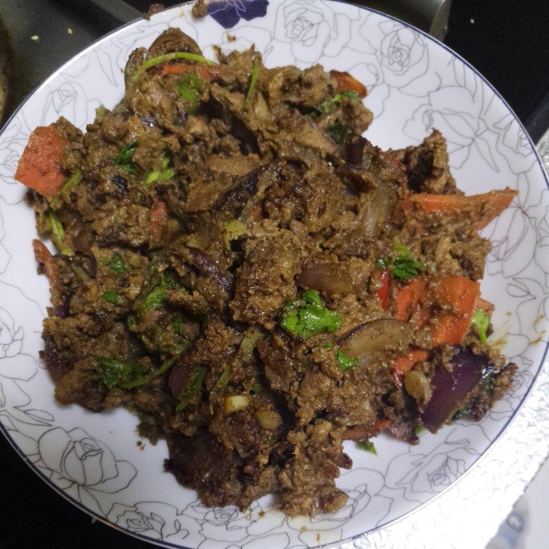 香辣炒鸡肝