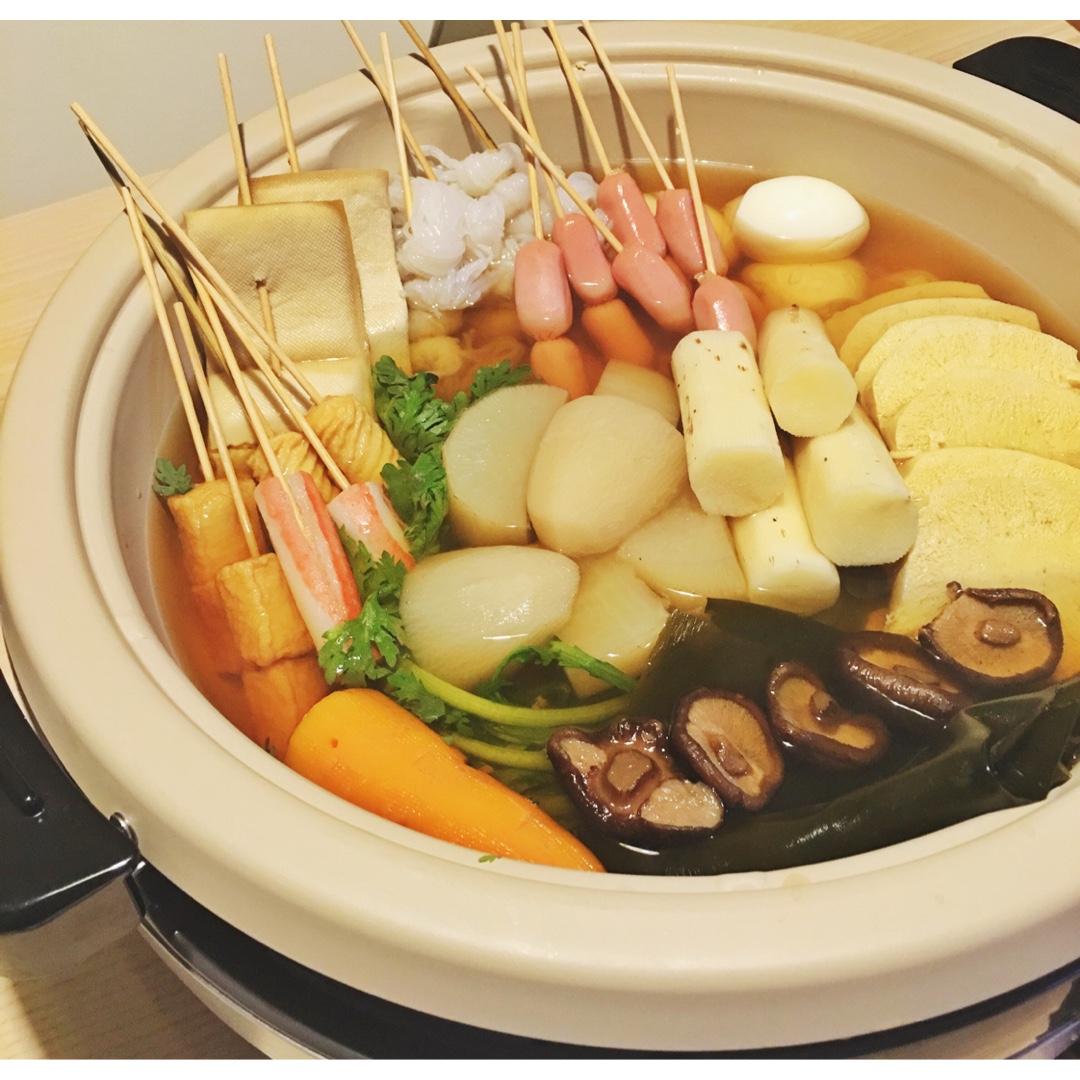 当当蔫豆包儿做的自制关东煮