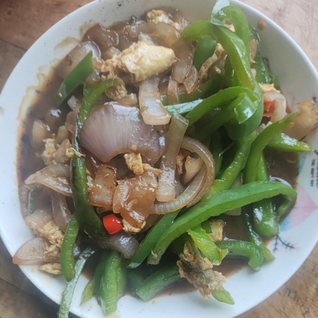 下饭菜 洋葱柿子椒炒蛋