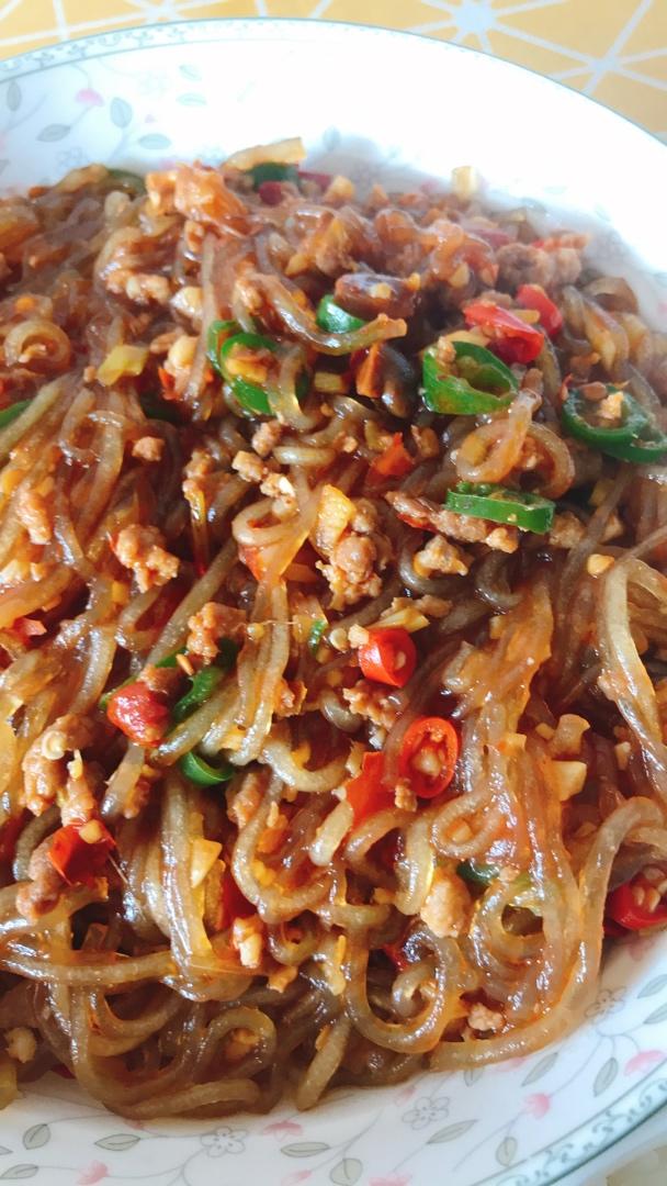 肉末粉条（蚂蚁上树）