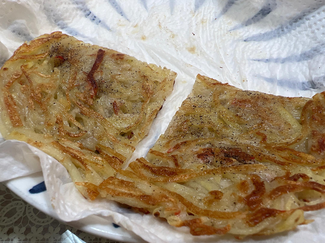 香煎土豆丝饼（超简单）