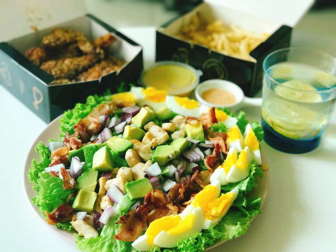 香煎鸡腿考伯沙拉【食材包操作说明】