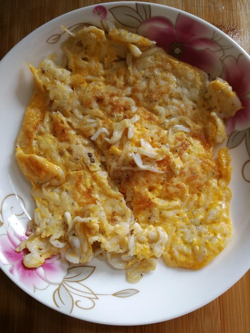 桂树55做的白饭鱼(银鱼)煎蛋