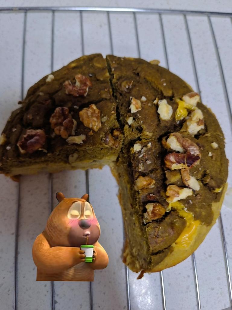 无油免打发低卡三色香蕉蛋糕的做法