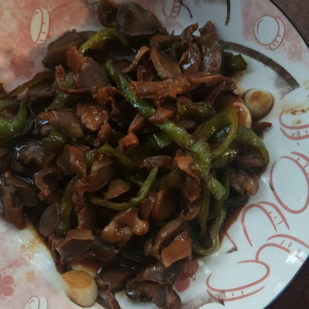 爆炒鸡胗