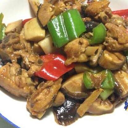 川味鲜菇鸡腿饭