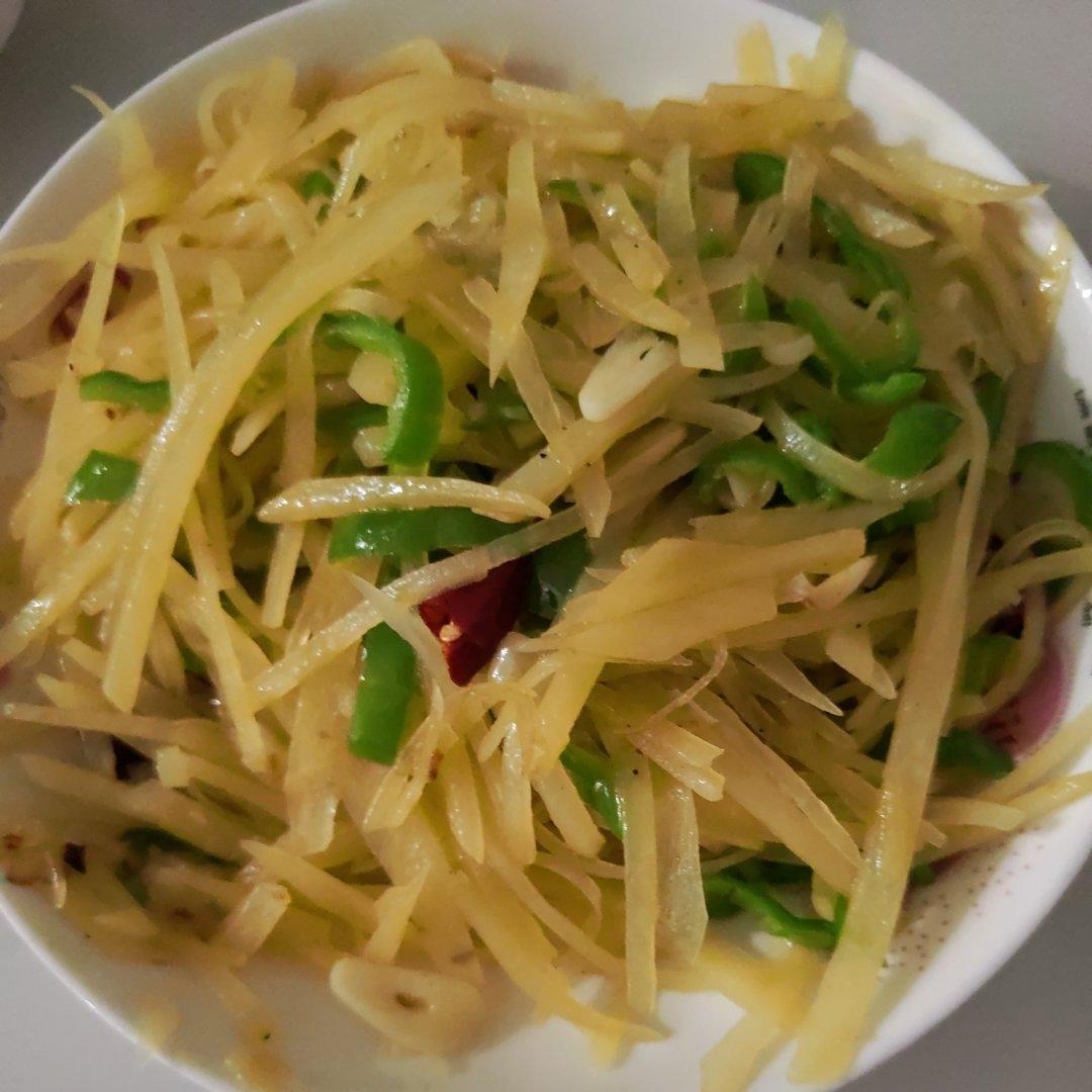 时令蔬菜5青椒土豆丝
