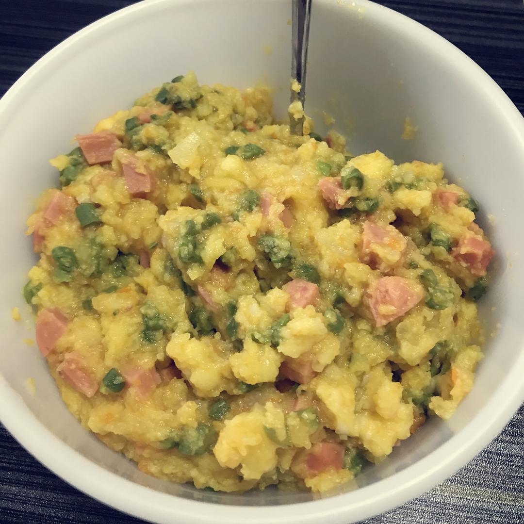 牙疼恢复期软食：盖浇馒头