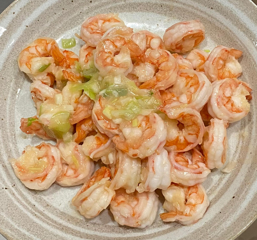 葱爆虾仁