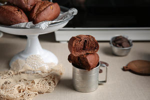 巧克力坚果面包——松下NU-JK200蒸烤箱食谱的做法 步骤18