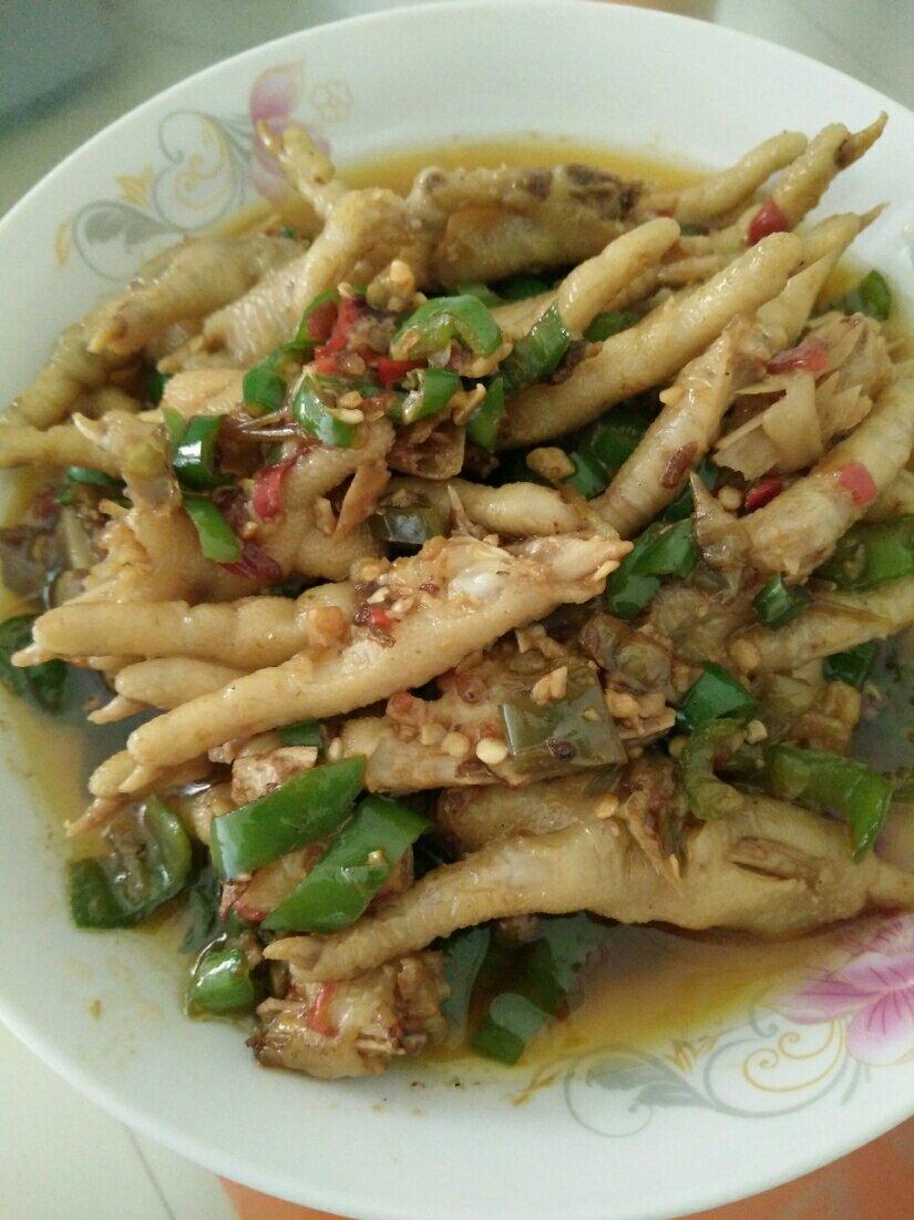 香辣烧鸡爪