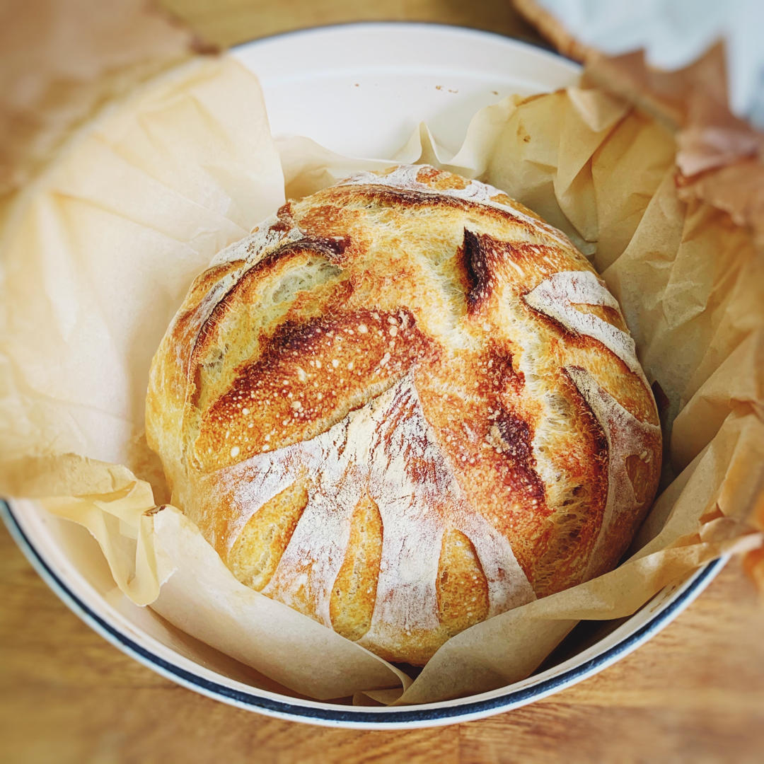 外脆内软不用揉面的乡村面包