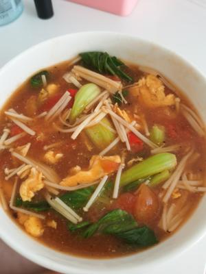 酸辣低脂开胃汤的做法 步骤7