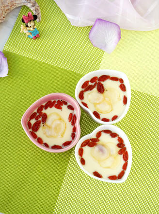 西洋参枸杞蒸蛋羹的做法