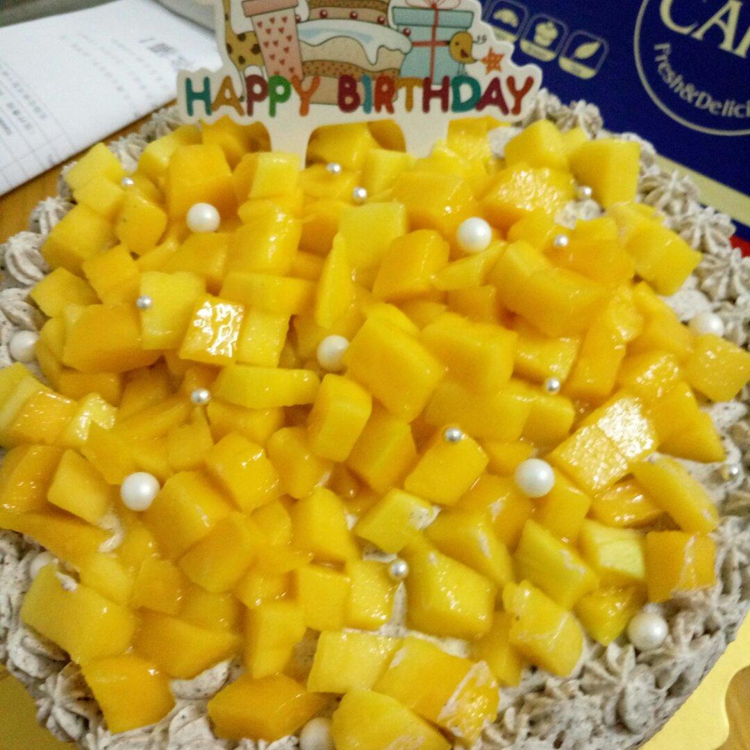 【零失败】不会裱花没关系的水果裸蛋糕 芒果裸蛋糕 完美戚风胚