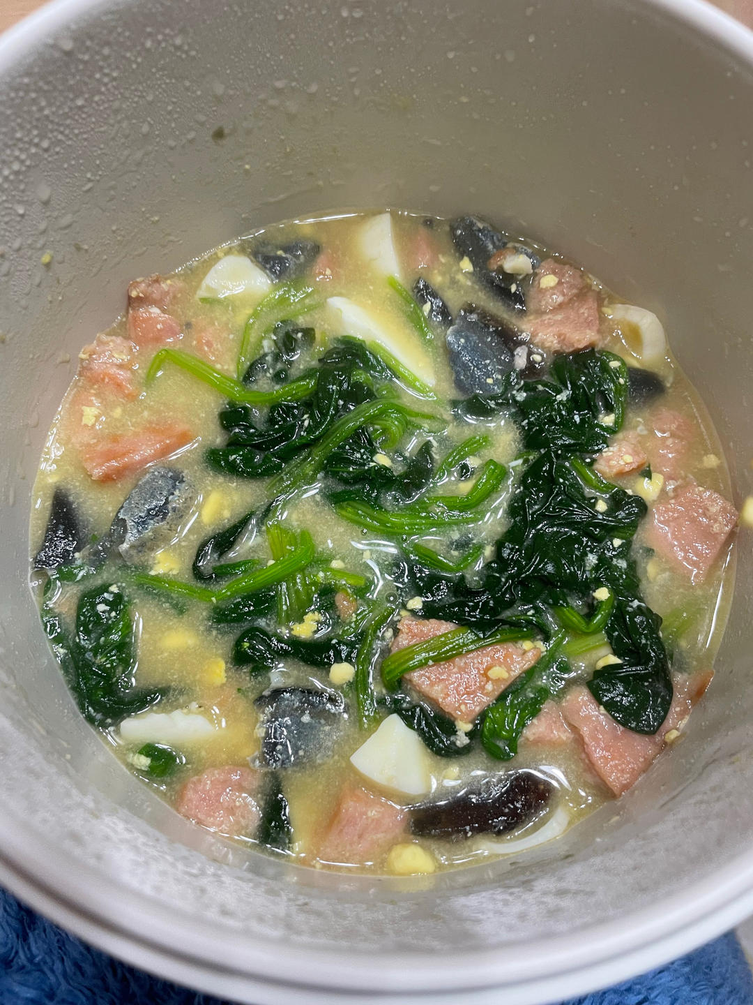 上汤菠菜，皮蛋咸鸭蛋还可以这样吃？