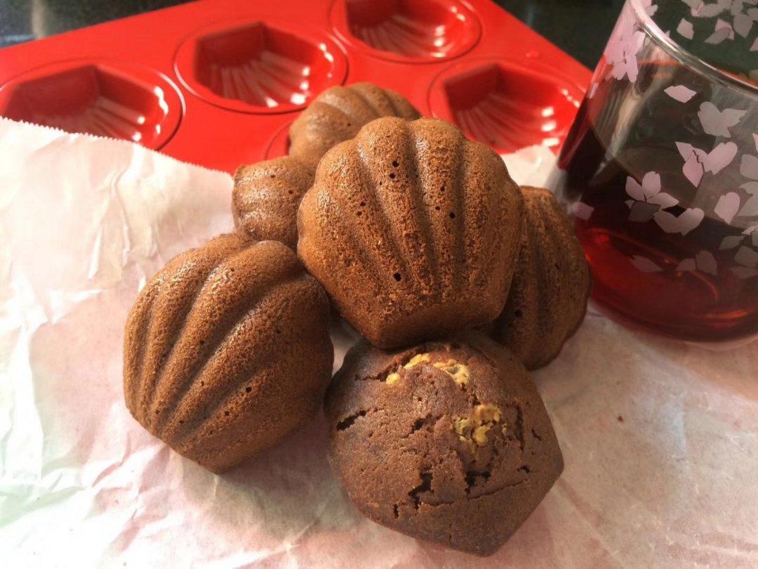 可可花生酱软心玛德琳