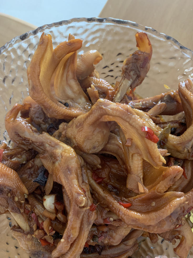 卤鸭掌不好吃你打我