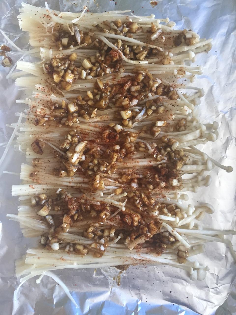蒜蓉烤金针菇