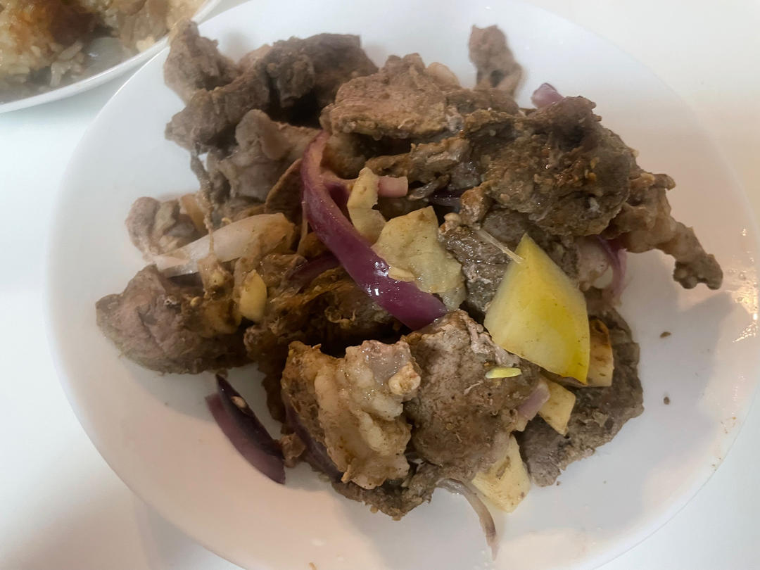 “老饭骨”式烤盐池滩羊排