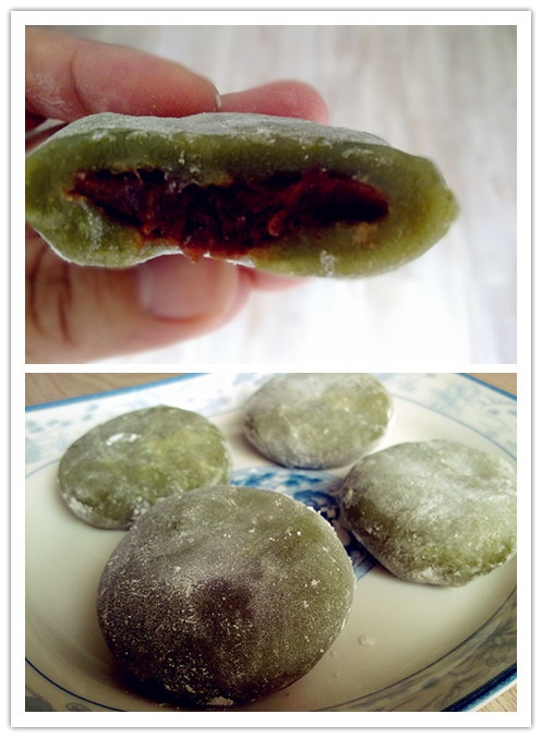抹茶红豆大福