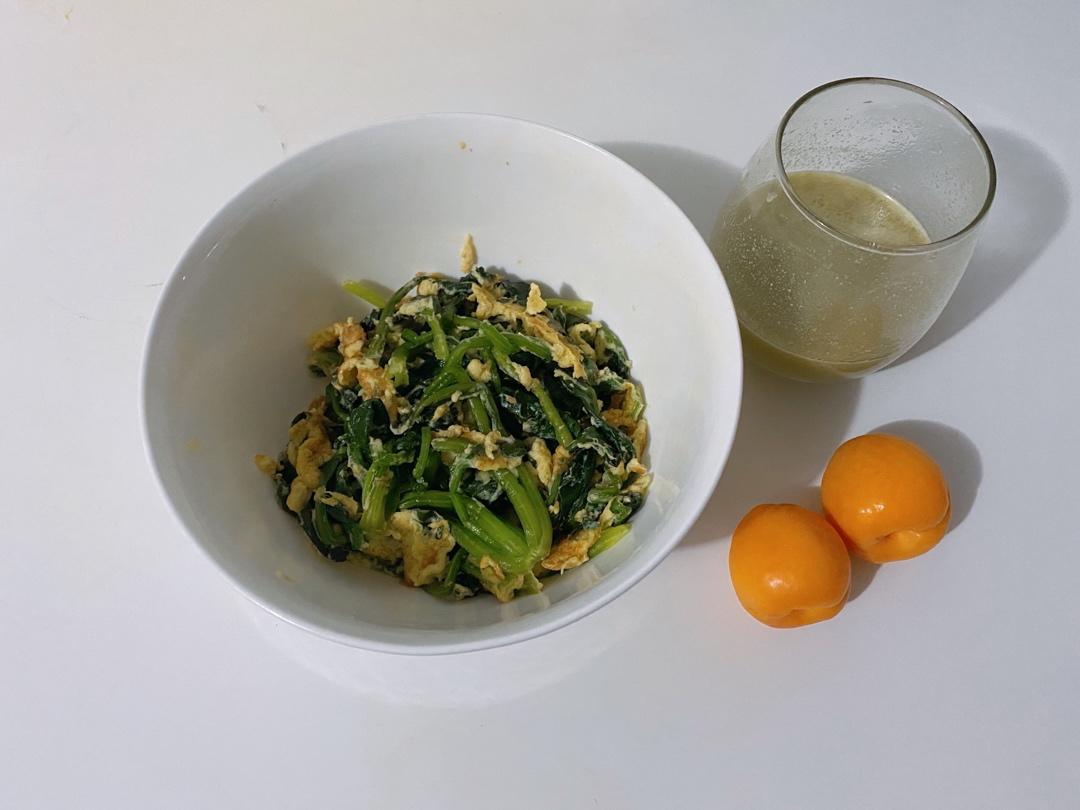 【减脂期】无油菠菜鸡蛋饼