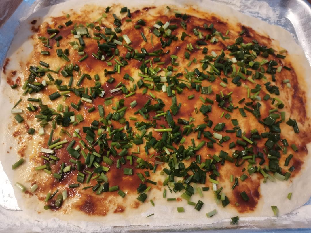 喷香松软的葱油椒盐花卷