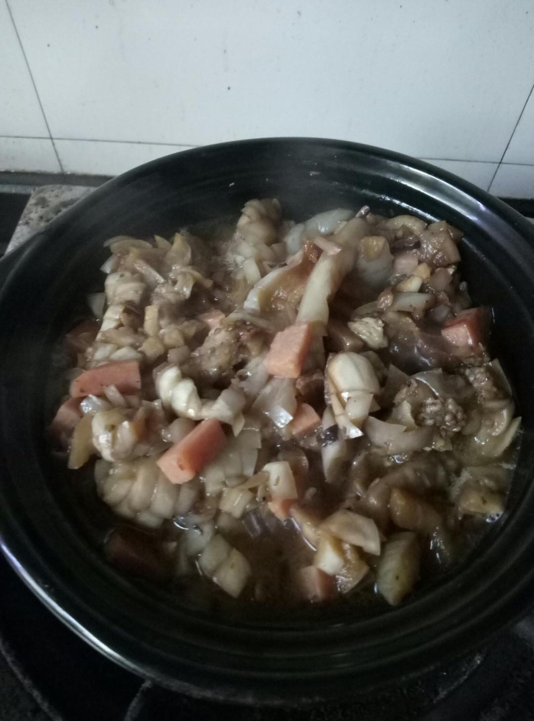 蚝油茄子煲