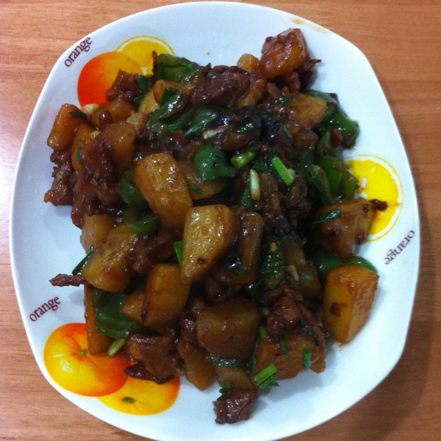 土豆烧肉