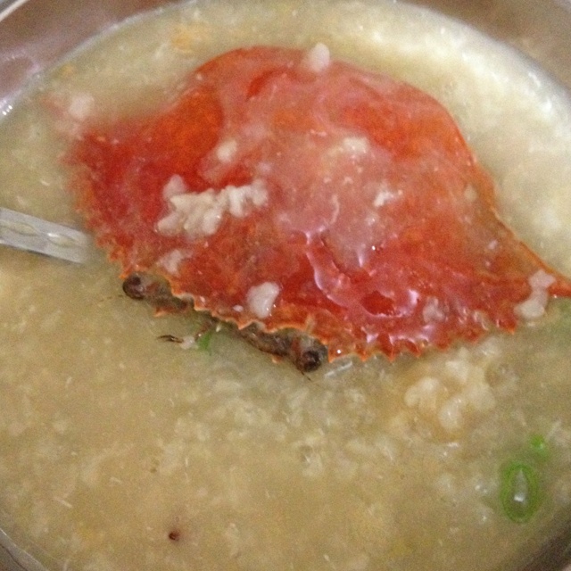 生滚花蟹粥