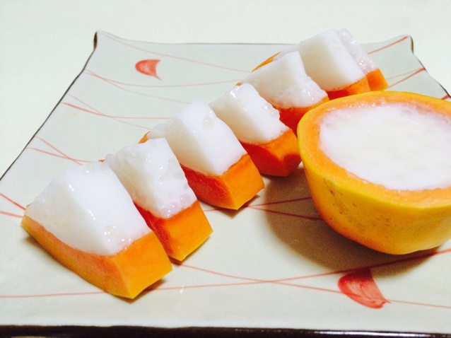 木瓜椰奶冻