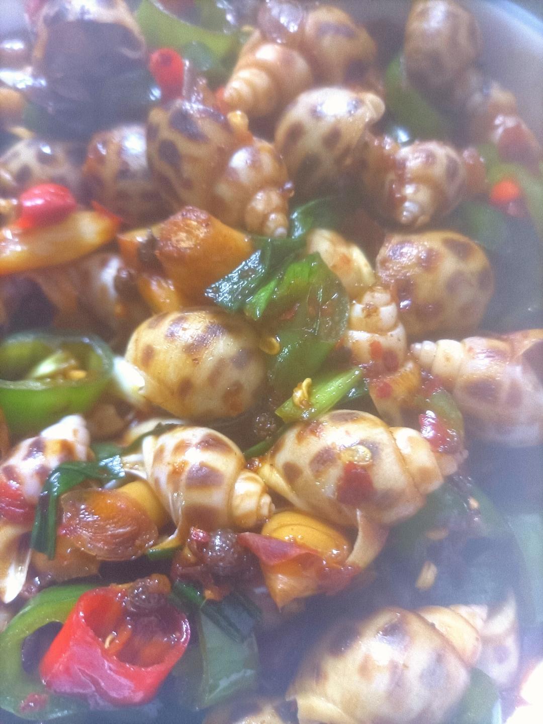 超入味的麻辣花螺