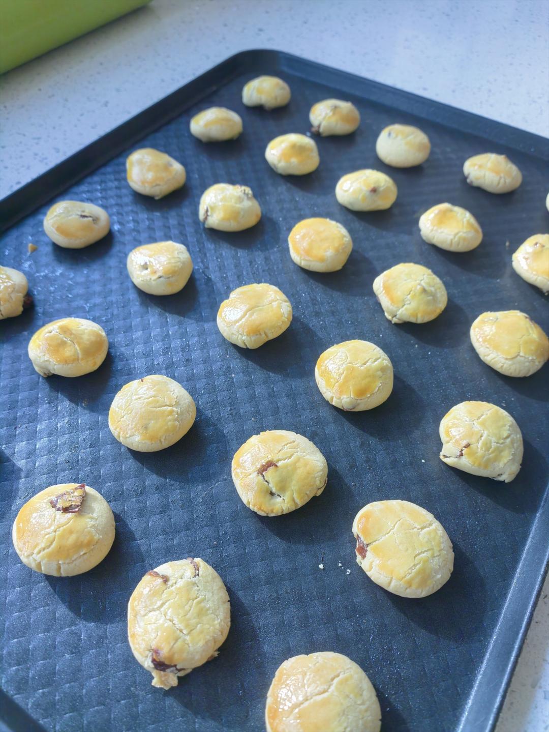 奶香浓郁！酥到掉渣！天然低糖加州葡萄干奶酥！