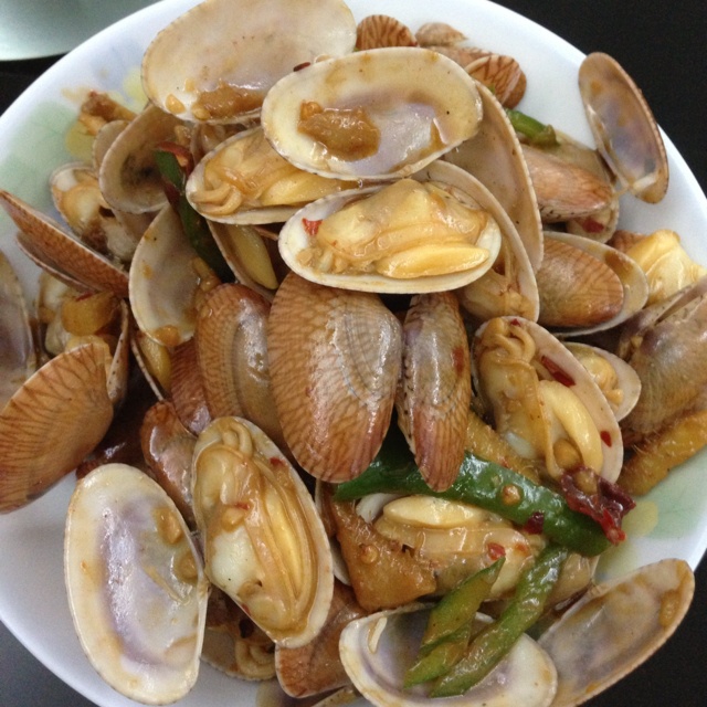 爆炒花蛤