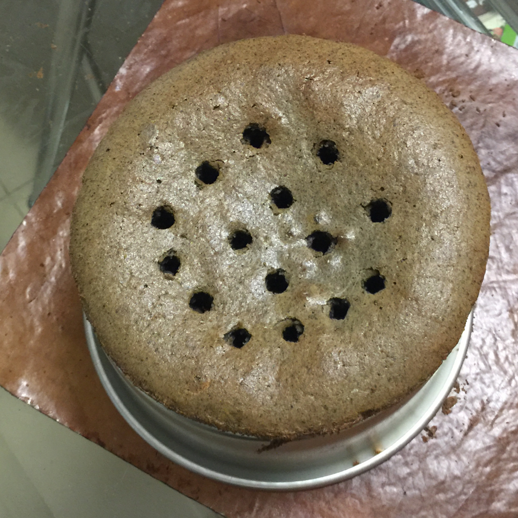 爆红网络的煤球蛋糕~戚风版