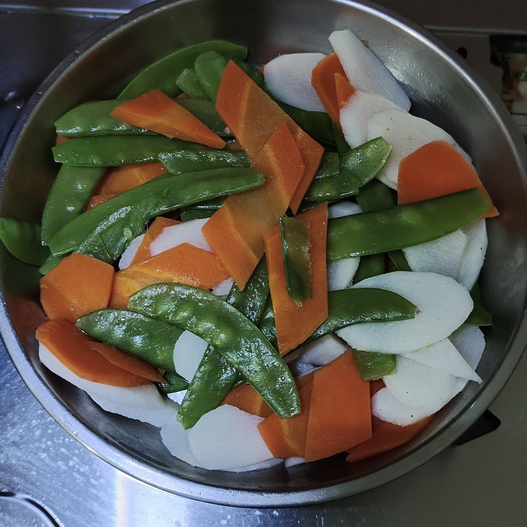 荷兰豆炒山药
