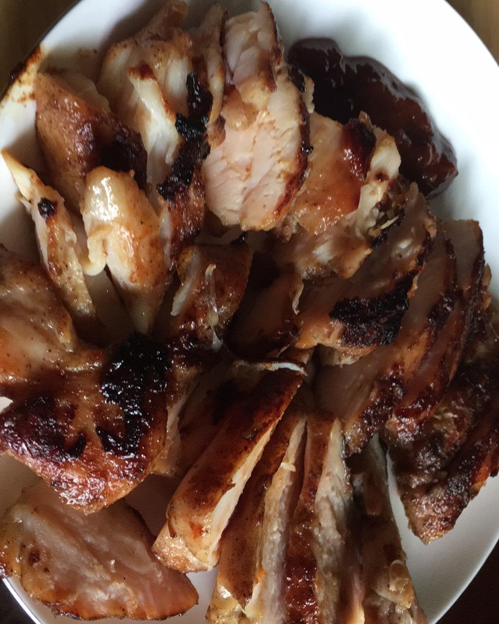 香煎鸡胸肉(蜂蜜蒜香)