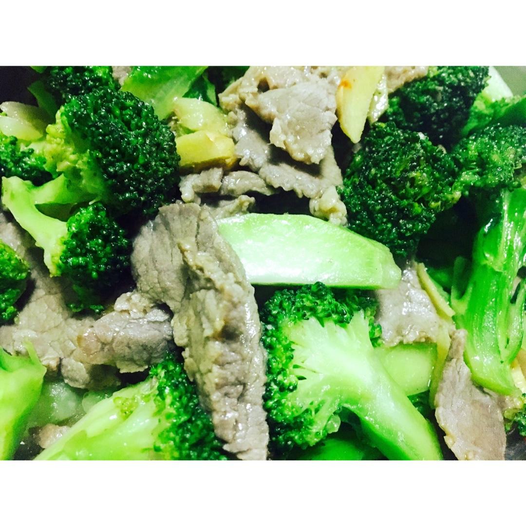 西兰花炒牛肉
