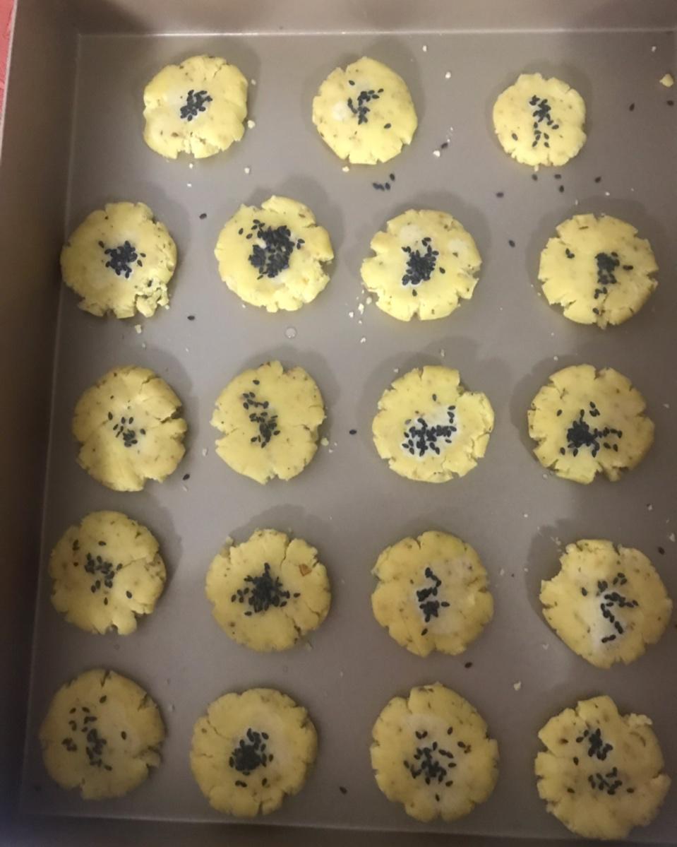 无黄油版玛格丽特饼干     一样酥！！