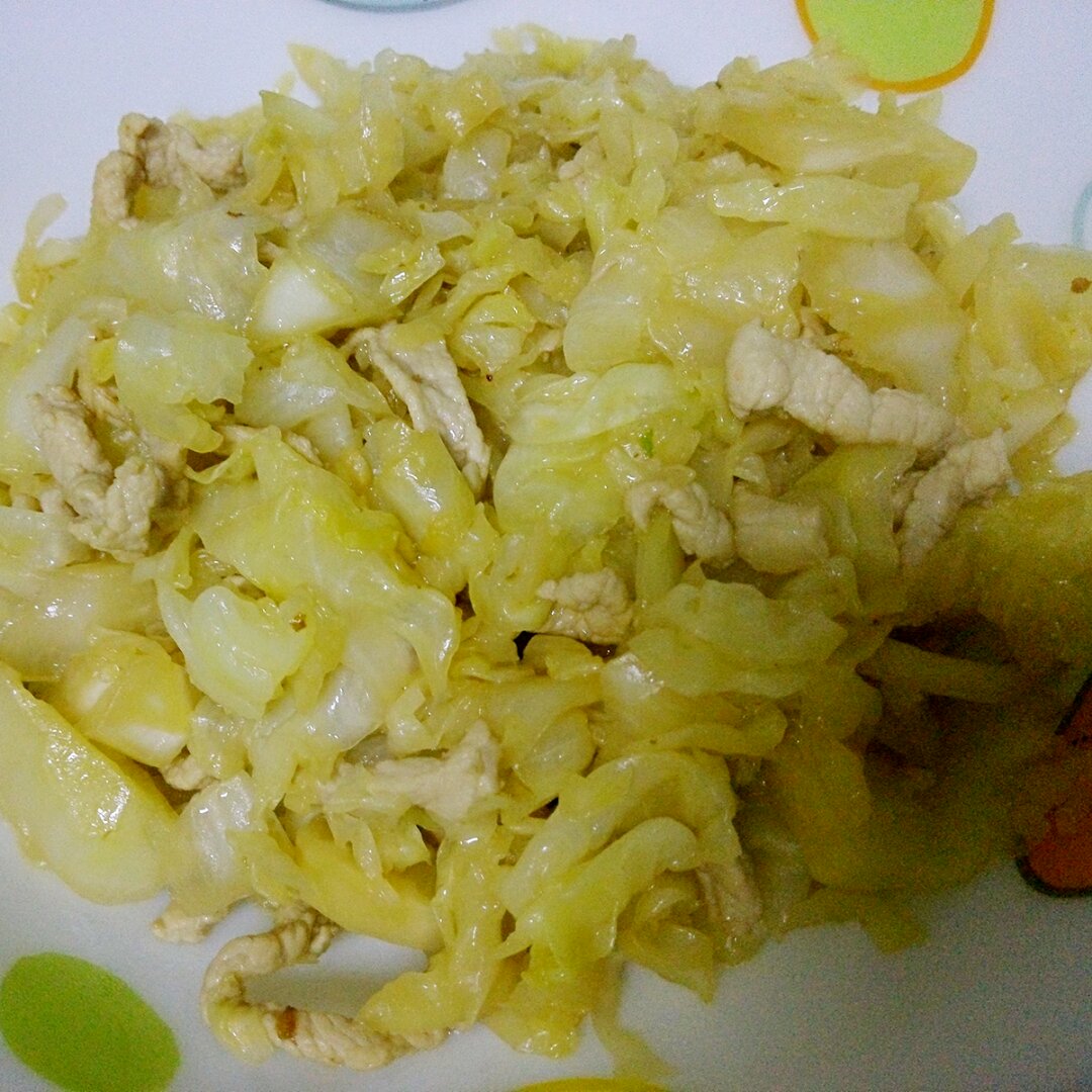 肉炒甘蓝