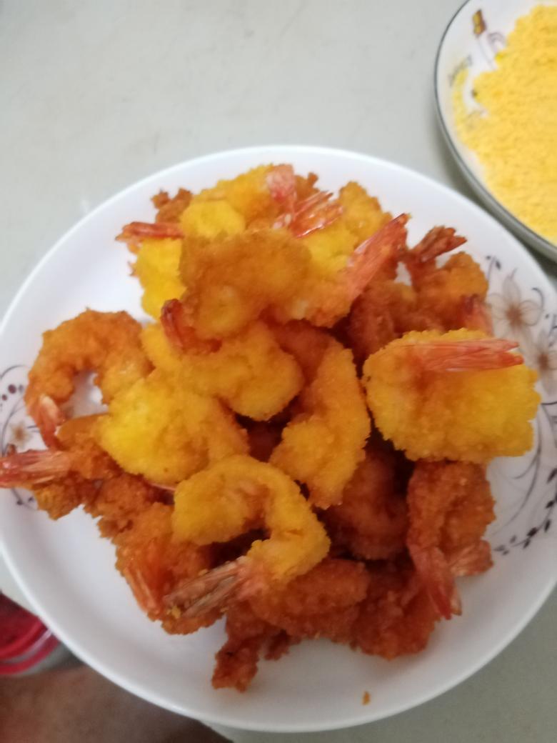 面包糠炸虾