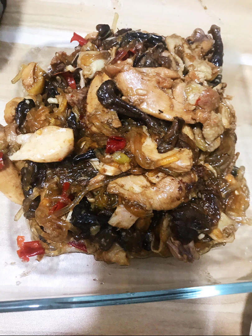 小鸡炖蘑菇粉条