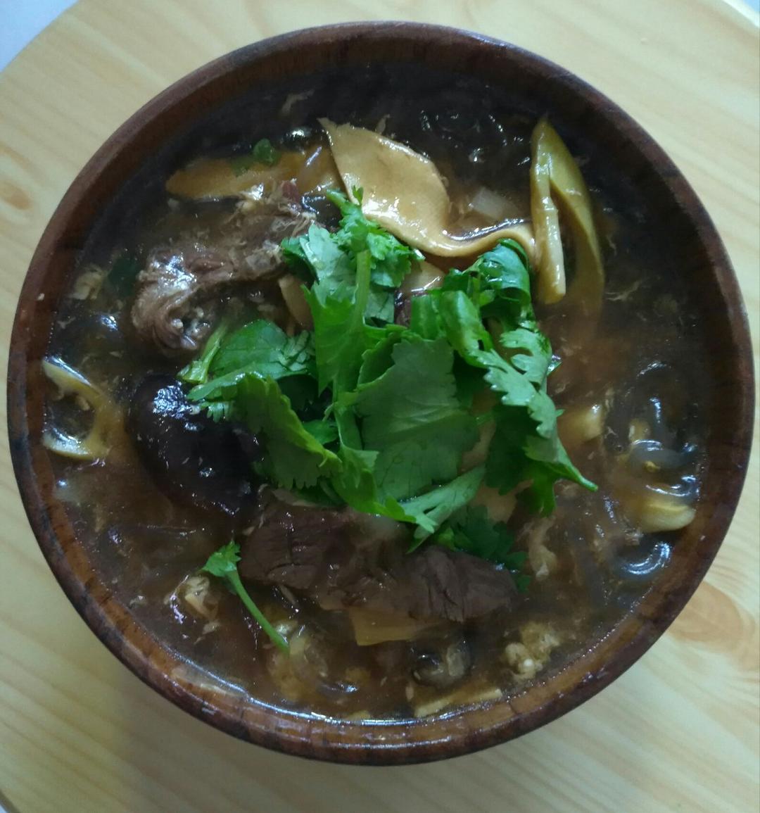 酸辣汤（简易家常版，辣和不辣）