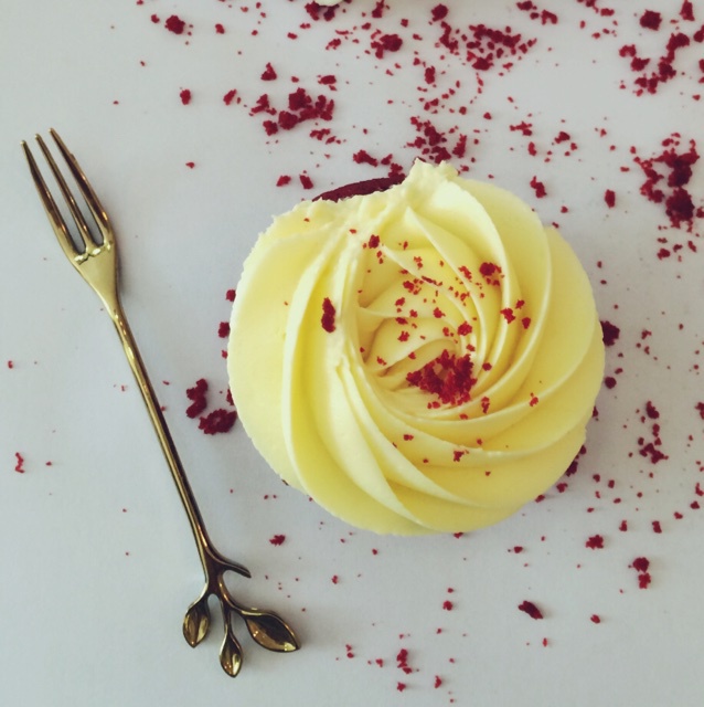 传统红丝绒杯子蛋糕（极软无泡打粉）Red velvet cupcake