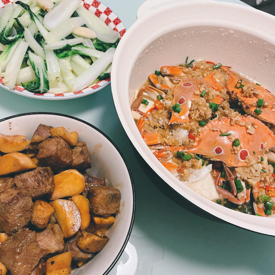 北鼎焖焗锅食谱｜沙姜焗蟹
