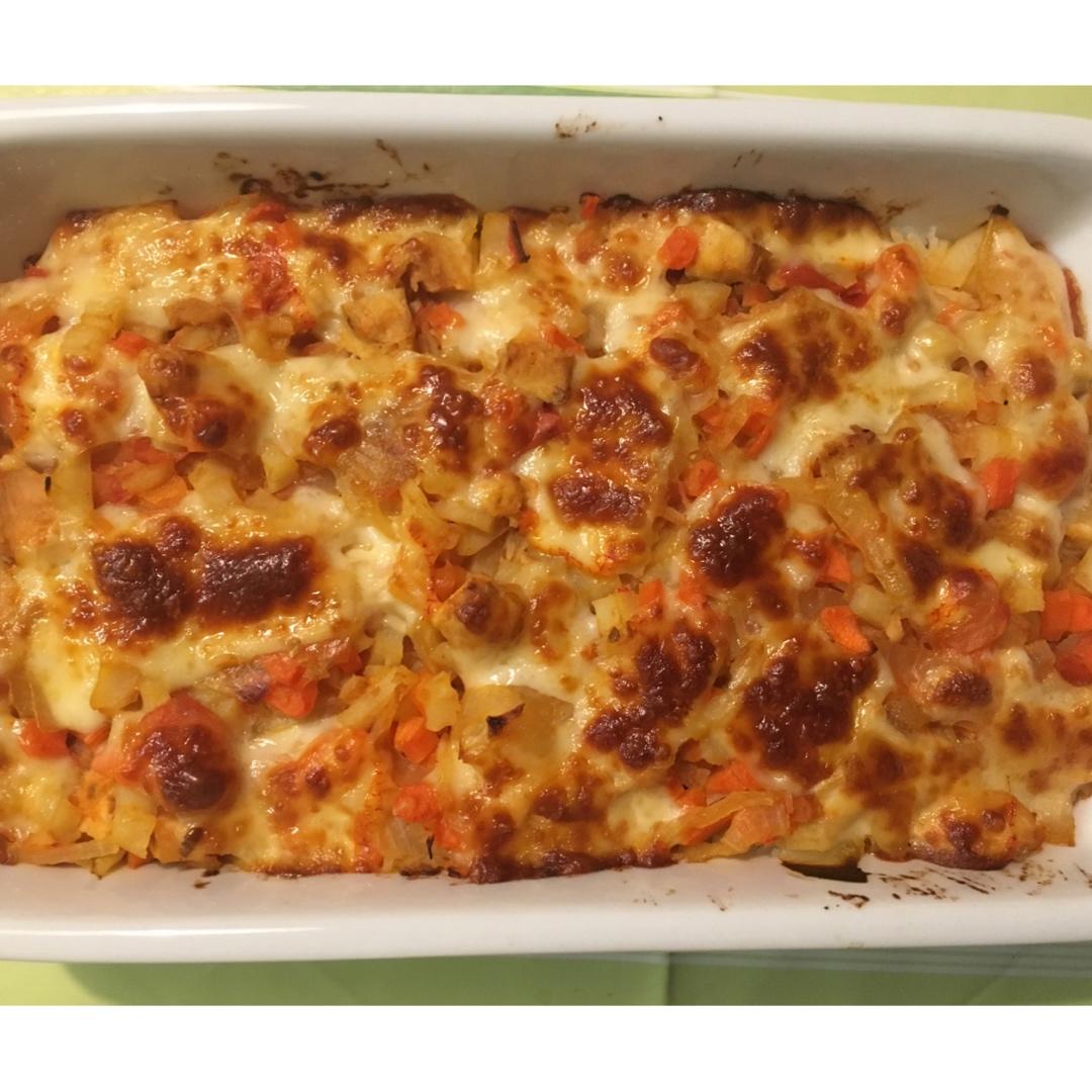 番茄鸡肉浓情焗饭【两人份】