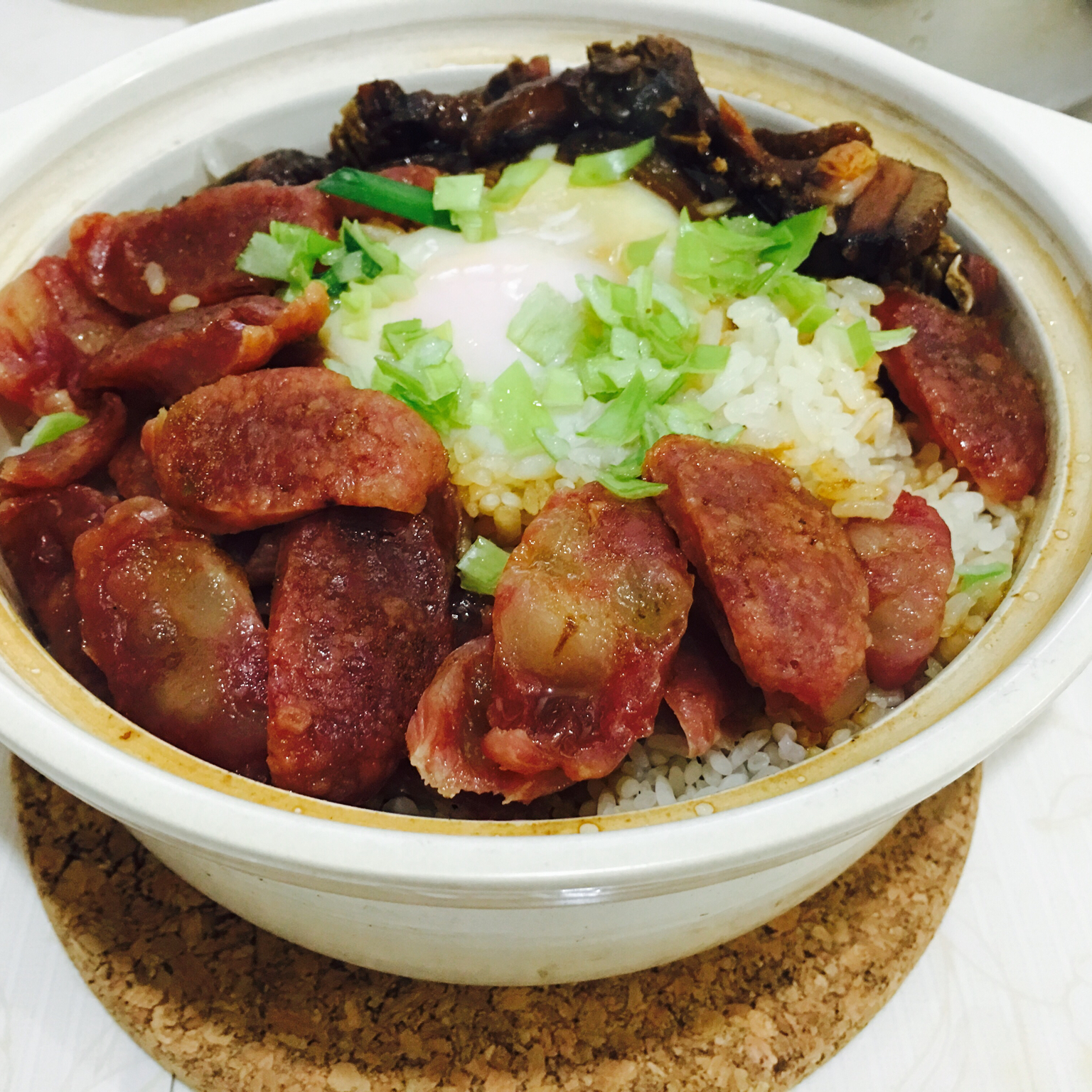 香肠煲仔饭