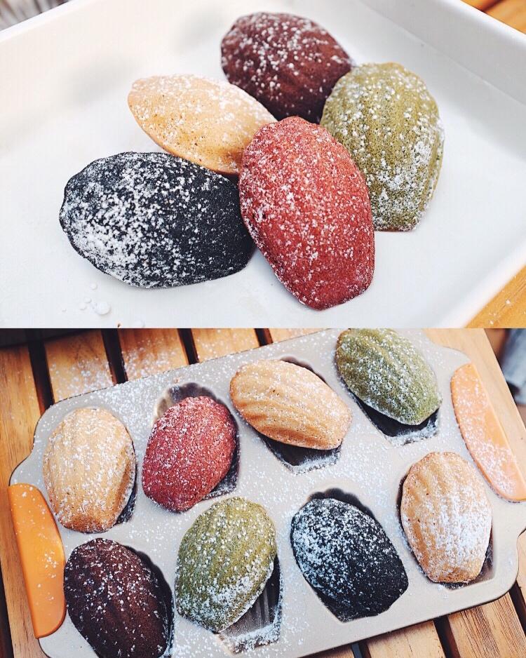 抹茶竹炭黄豆粉各种味道玛德琳
