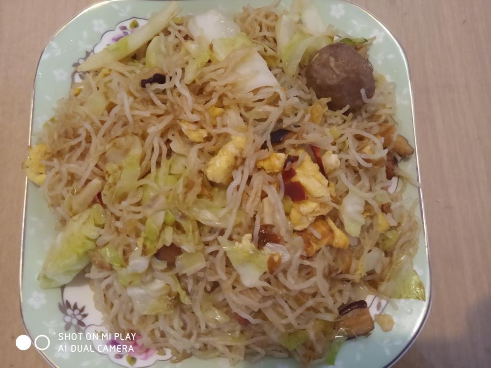 什锦炒米粉（新手学习）
